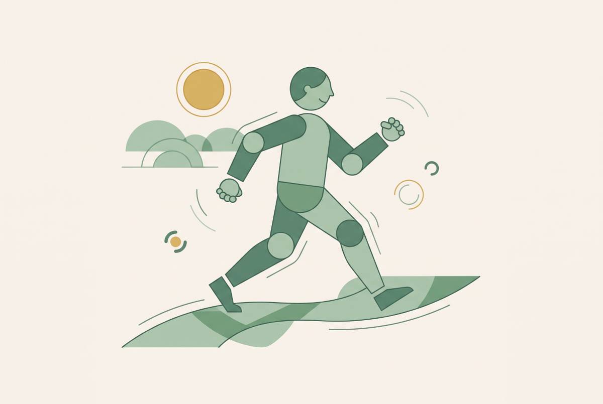 Cover illustration for “Making Walking a Real Workout for Sedentary Adults”