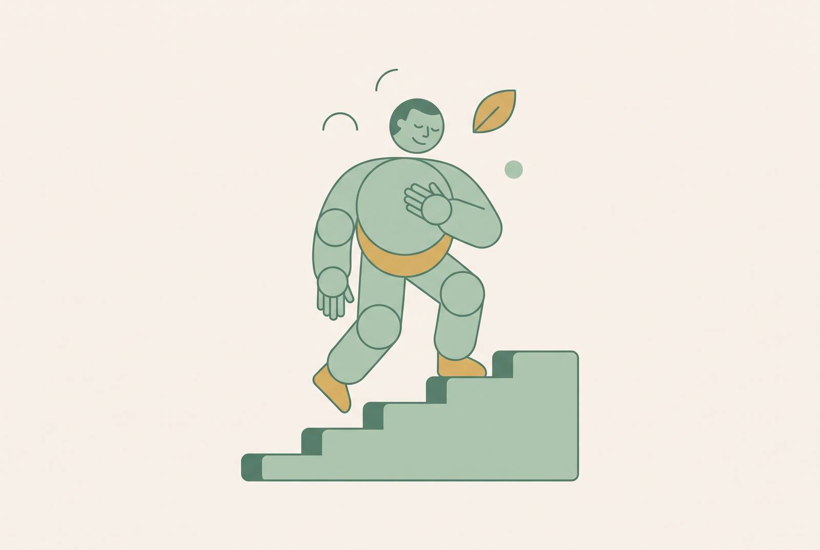 Cover illustration for “How to Notice Fitness Progress Without Measuring It”