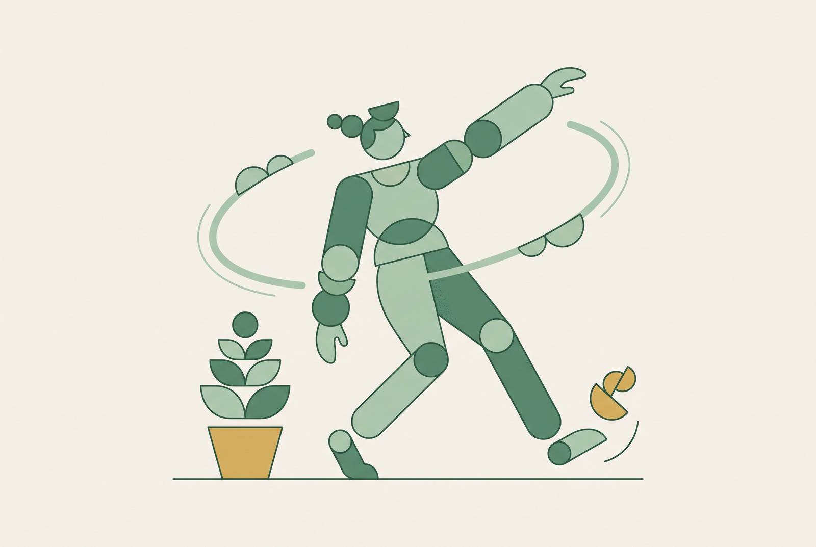 Cover illustration for “Movement Practices That Work for People Who Hate Structured Workouts”