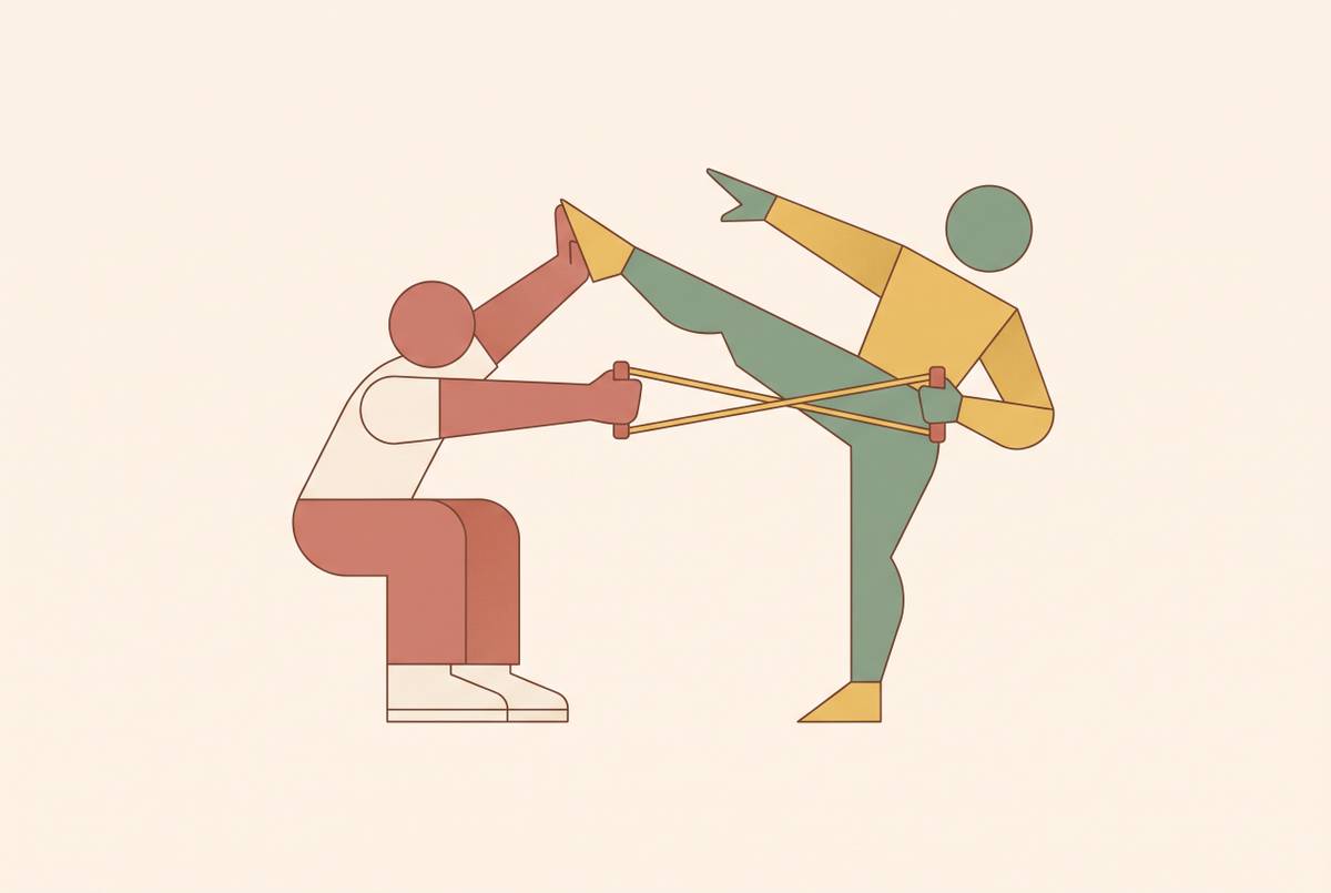 Cover illustration for “Beginner and Advanced Partner Strength Workouts”