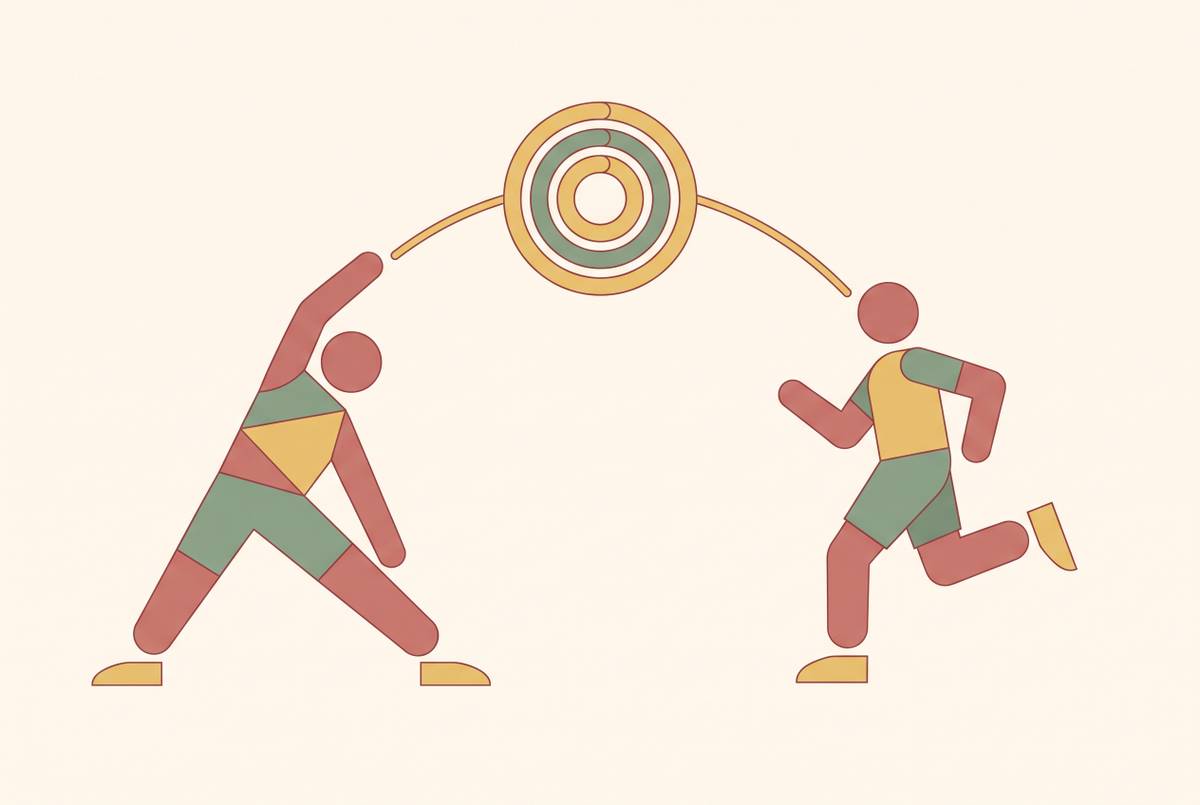 Cover illustration for “Tracking Calories and Workouts Together When You and Your Fiancé Live Apart”