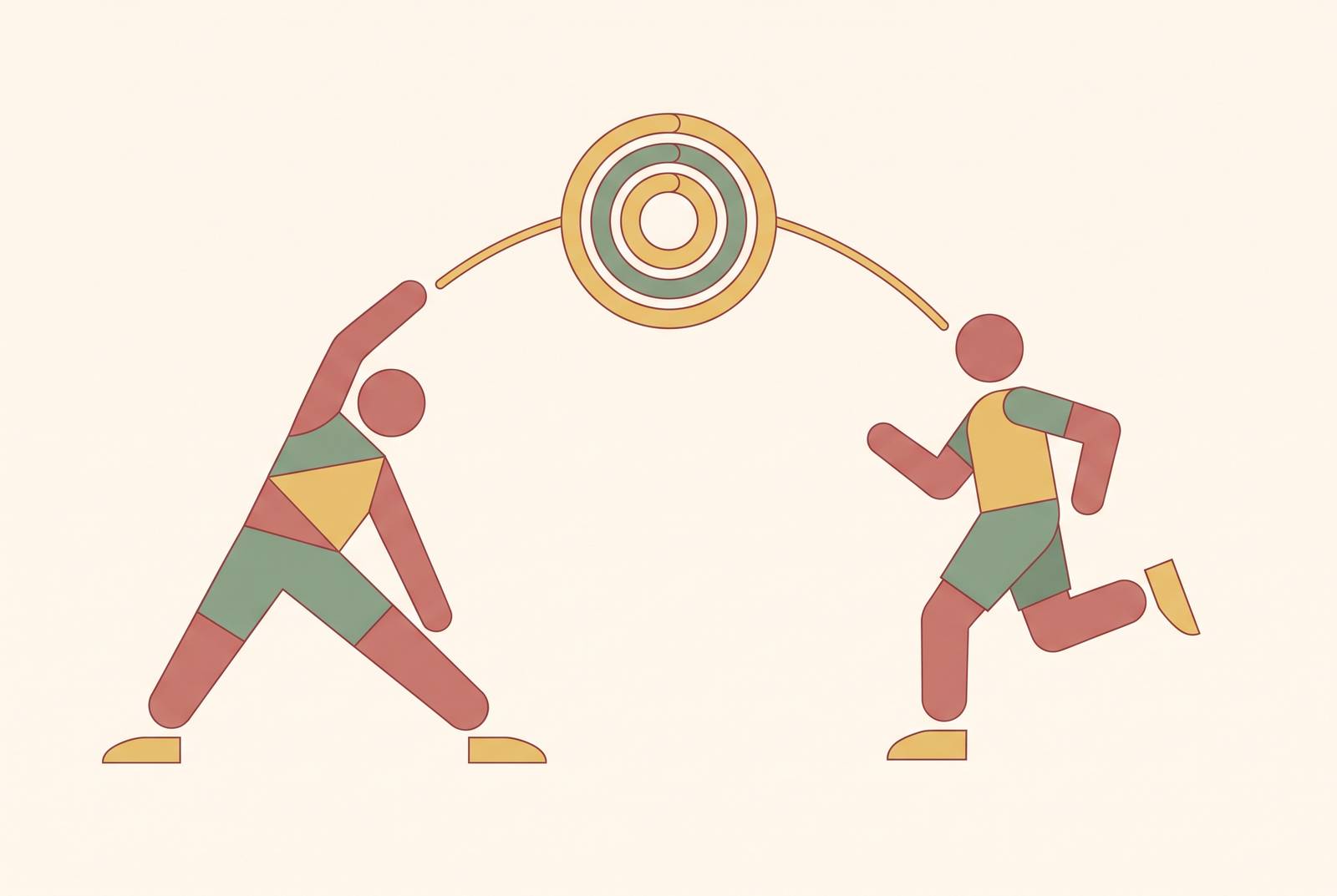 Cover illustration for “Tracking Calories and Workouts Together When You and Your Fiancé Live Apart”