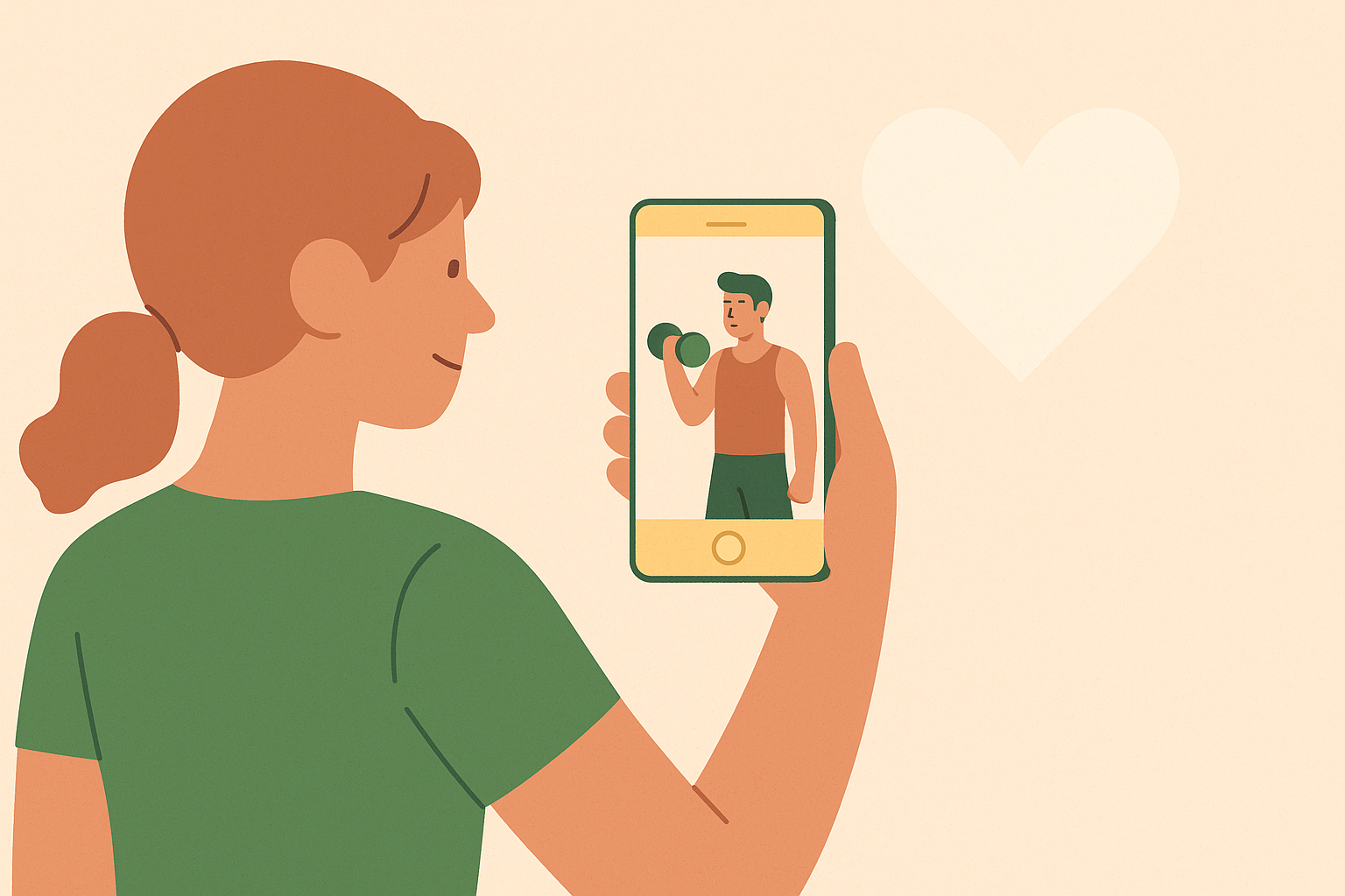 Cover illustration for “Using Workout Photos as Accountability Between Partners”