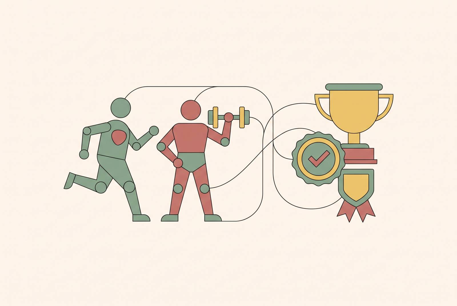 Cover illustration for “Fitness Reward Systems That Actually Motivate Couples”