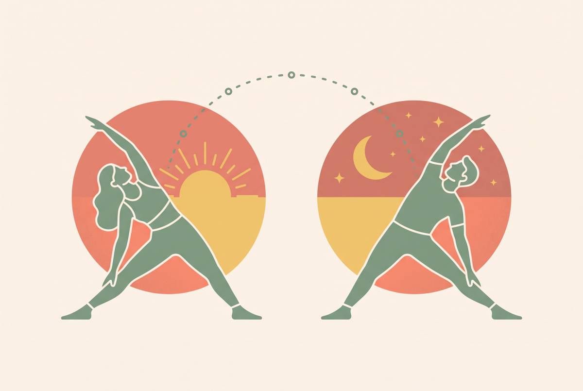 Cover illustration for “Building a Shared Fitness Routine Across Different Time Zones”
