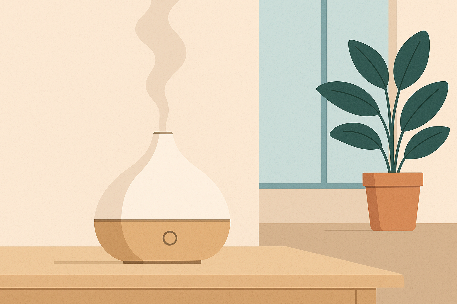 Cover illustration for “Best Oil Diffusers for Large Rooms”