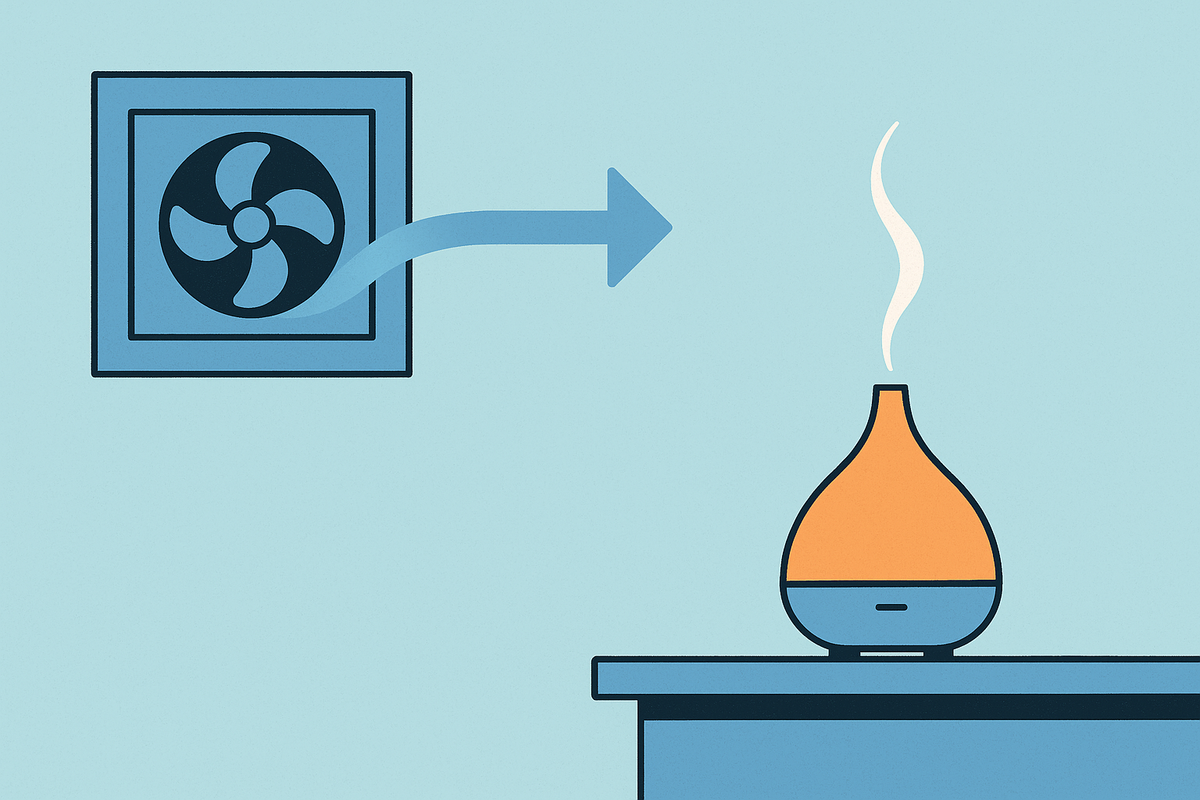 Cover illustration for “Ventilation Requirements for Safe Indoor Diffuser Use”