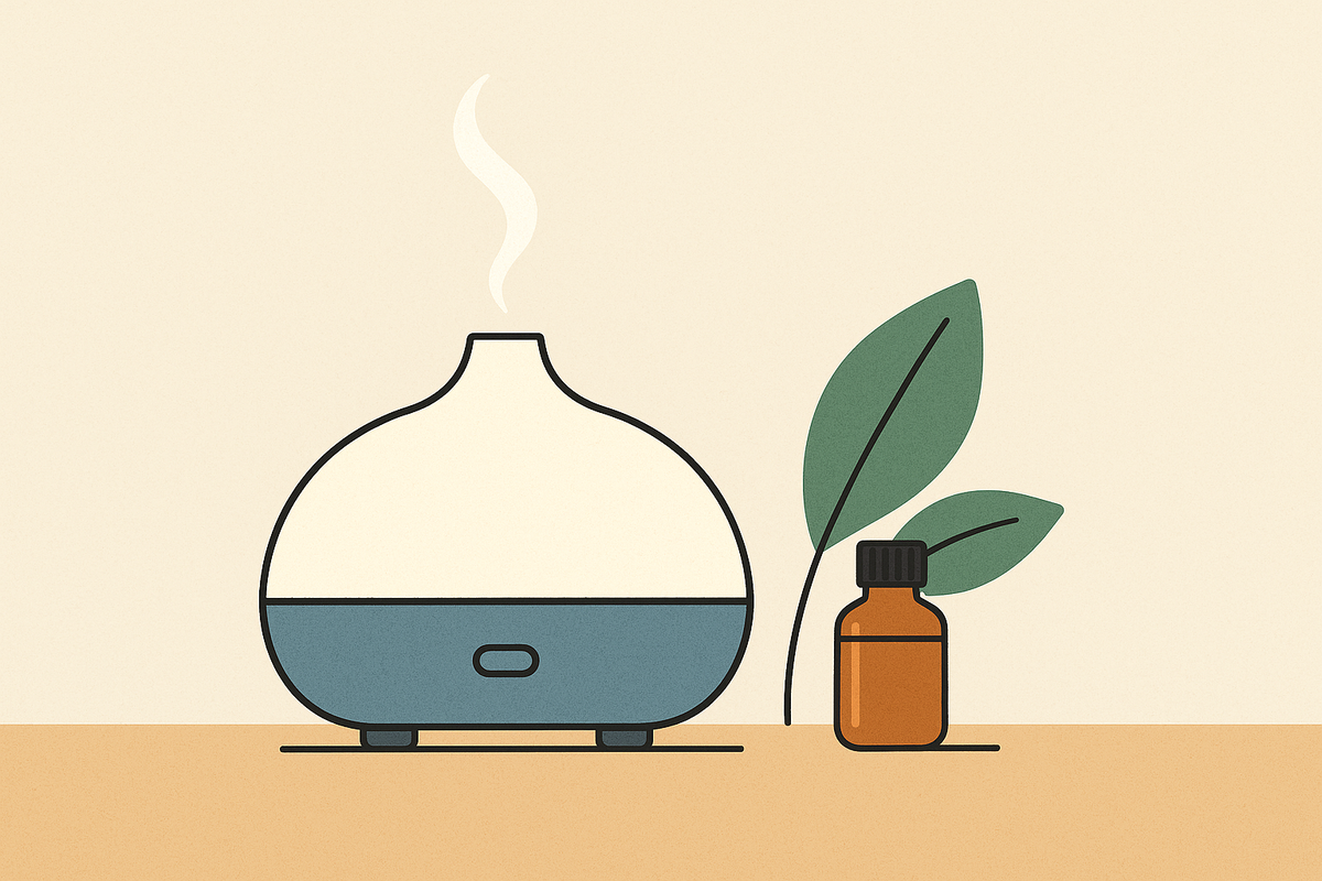 Cover illustration for “Best Essential Oil Diffusers for Home Use”