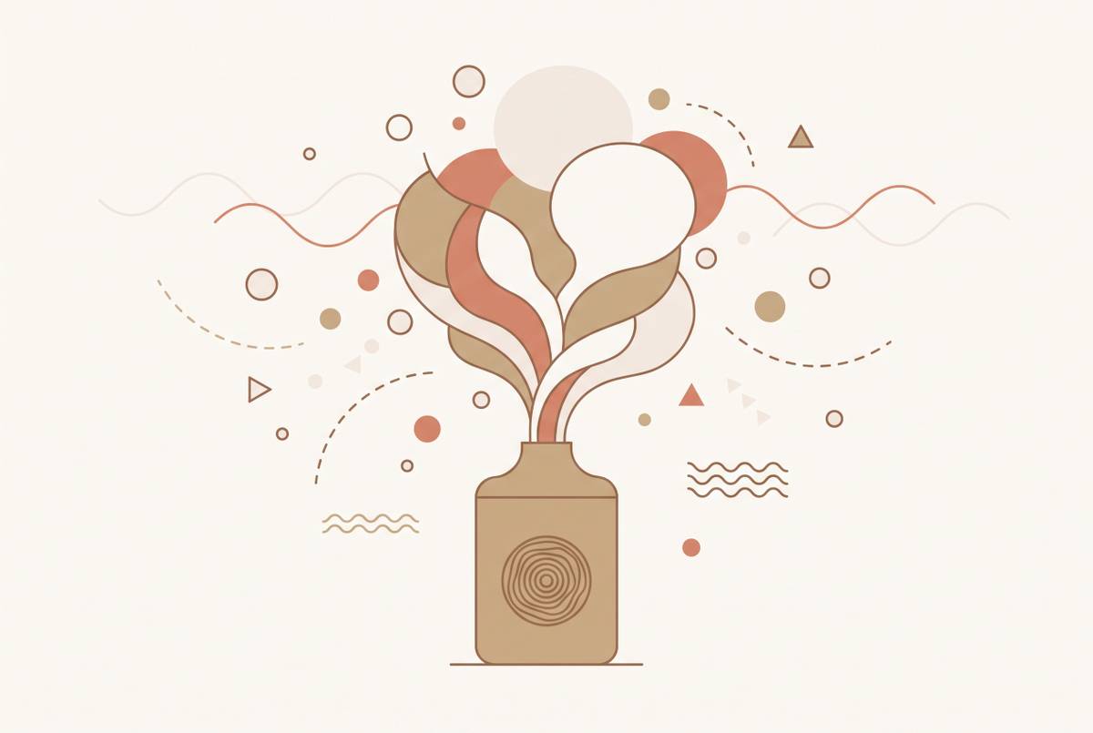 Cover illustration for “What a Diffuser Actually Does Beyond Making a Room Smell Good”