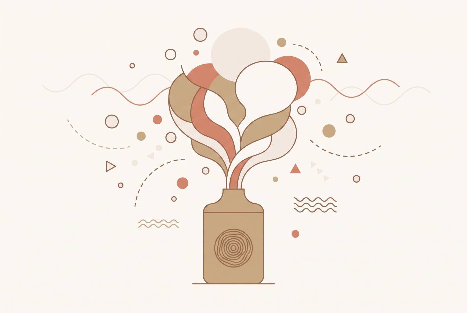 Cover illustration for “What a Diffuser Actually Does Beyond Making a Room Smell Good”