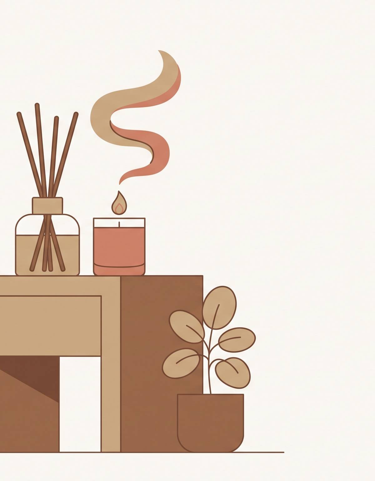 Cover illustration for “Bedroom Fragrance Setup for Better Sleep Quality”