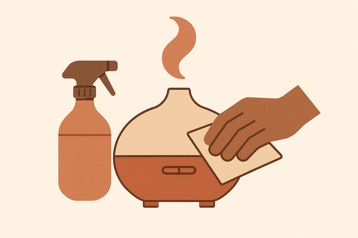 Cover illustration for “Diffuser Maintenance and Cleaning Schedules”