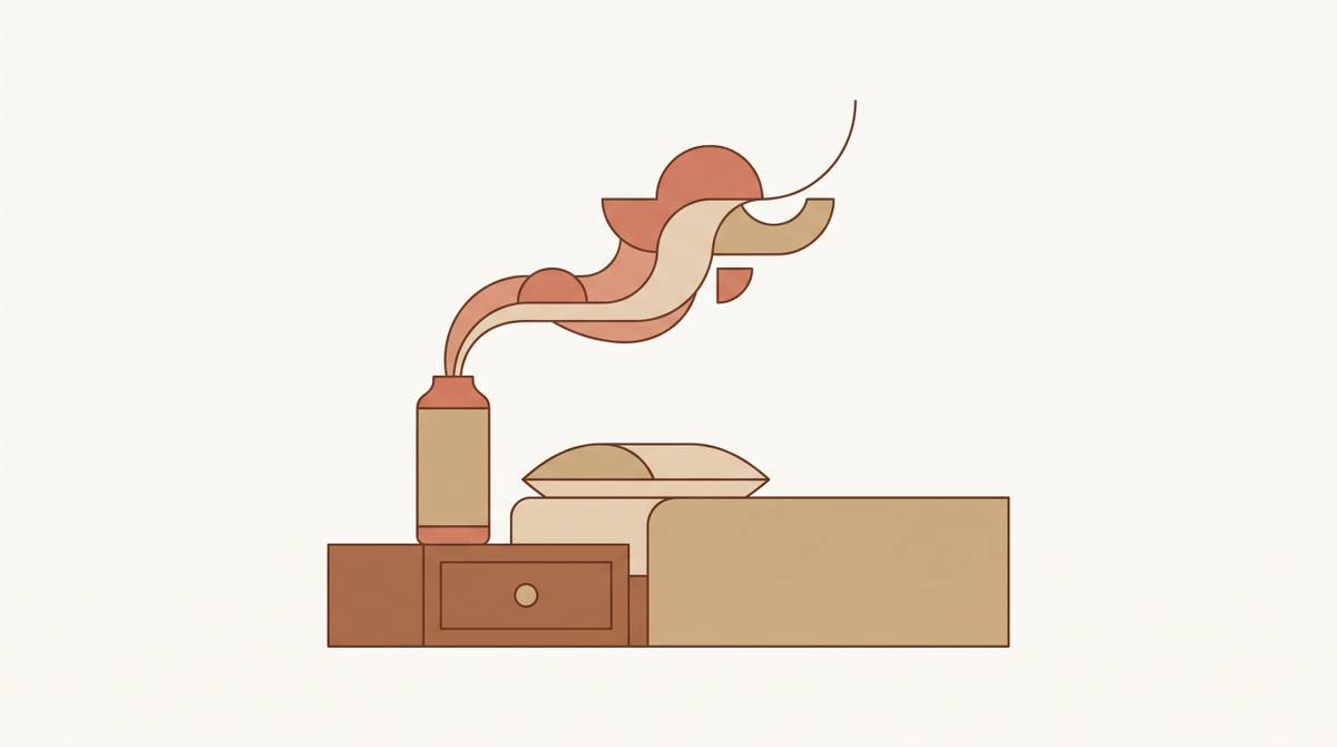 Cover illustration for “Diffuser Placement for Bedroom Scent and Sleep Quality”