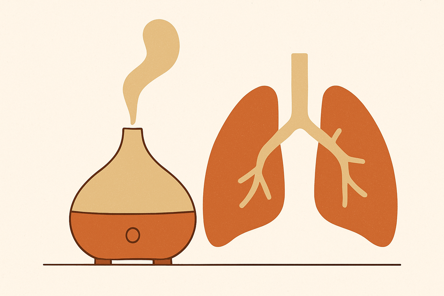 Cover illustration for “Are Diffusers Bad for Your Lungs”