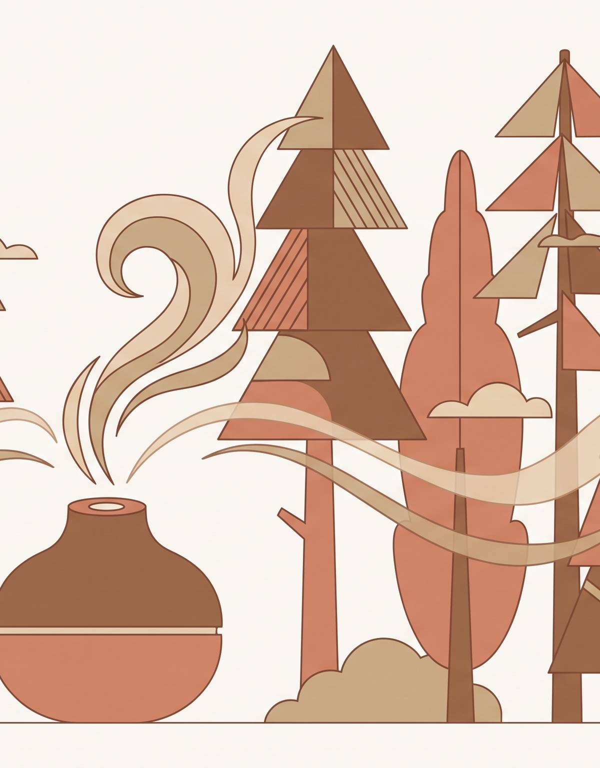 Cover illustration for “Recreating Japanese Forest Bathing Scents at Home”