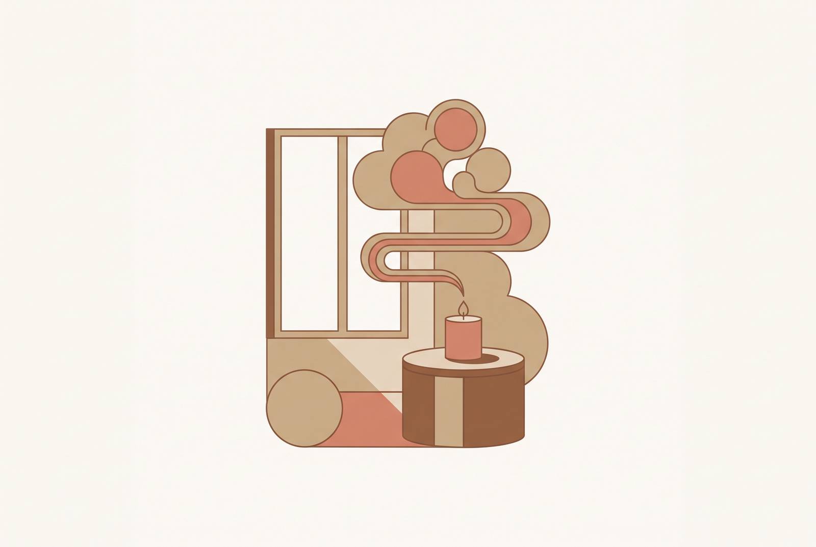 Cover illustration for “Scent and Memory: Building Positive Associations at Home”