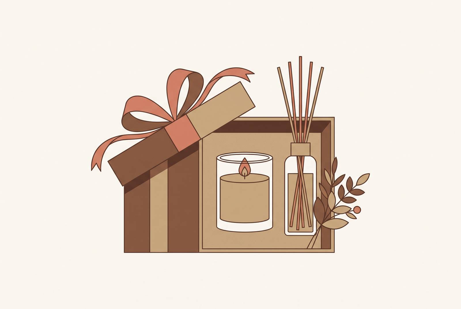 Cover illustration for “Corporate Gifting With Home Fragrance Products”