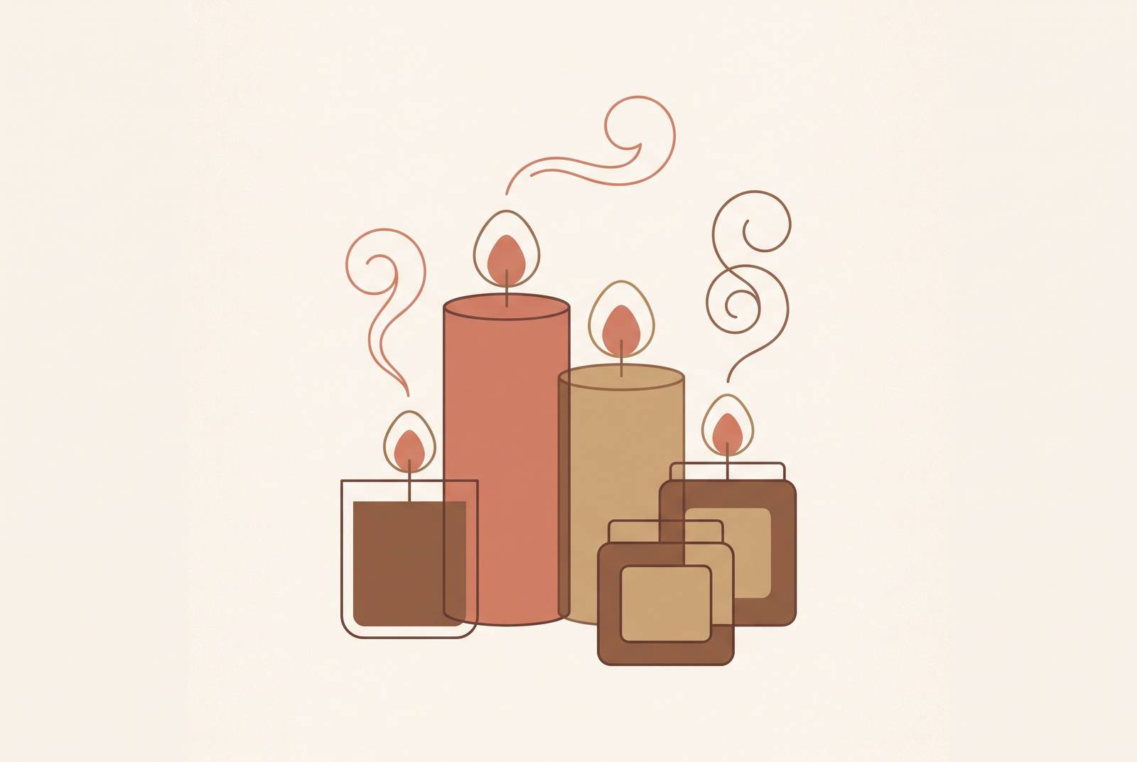 Cover illustration for “Top Non-Toxic Candle Brands Worth Buying Right Now”