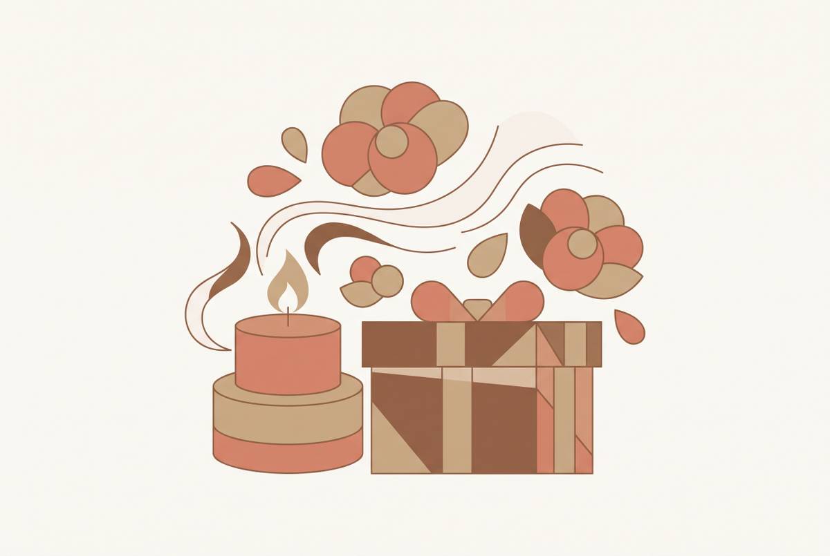 Cover illustration for “Unique Gift Ideas for Women Who Appreciate Sensory Experiences”