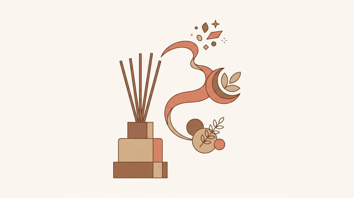Cover illustration for “Reading Fragrance Notes in Home Diffuser Oils”