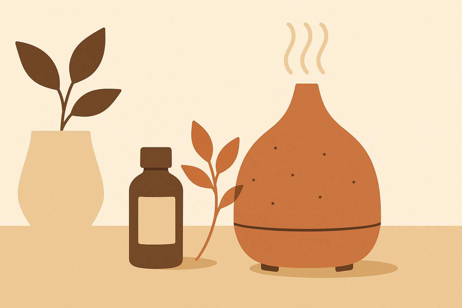 Cover illustration for “Diffuser Oils for Stress and Anxiety Relief at Home”
