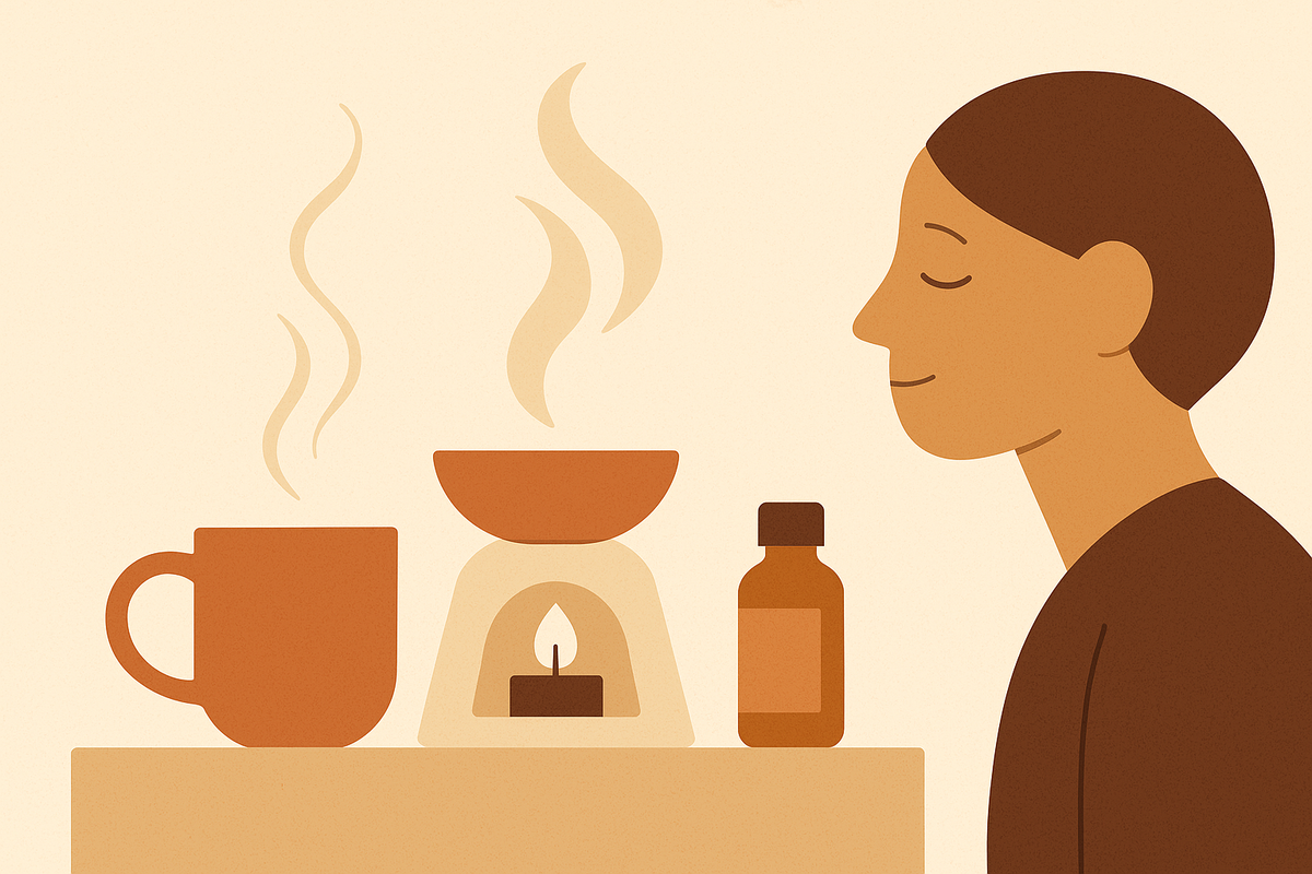 Cover illustration for “Morning Scent Rituals for Focus and Energy”