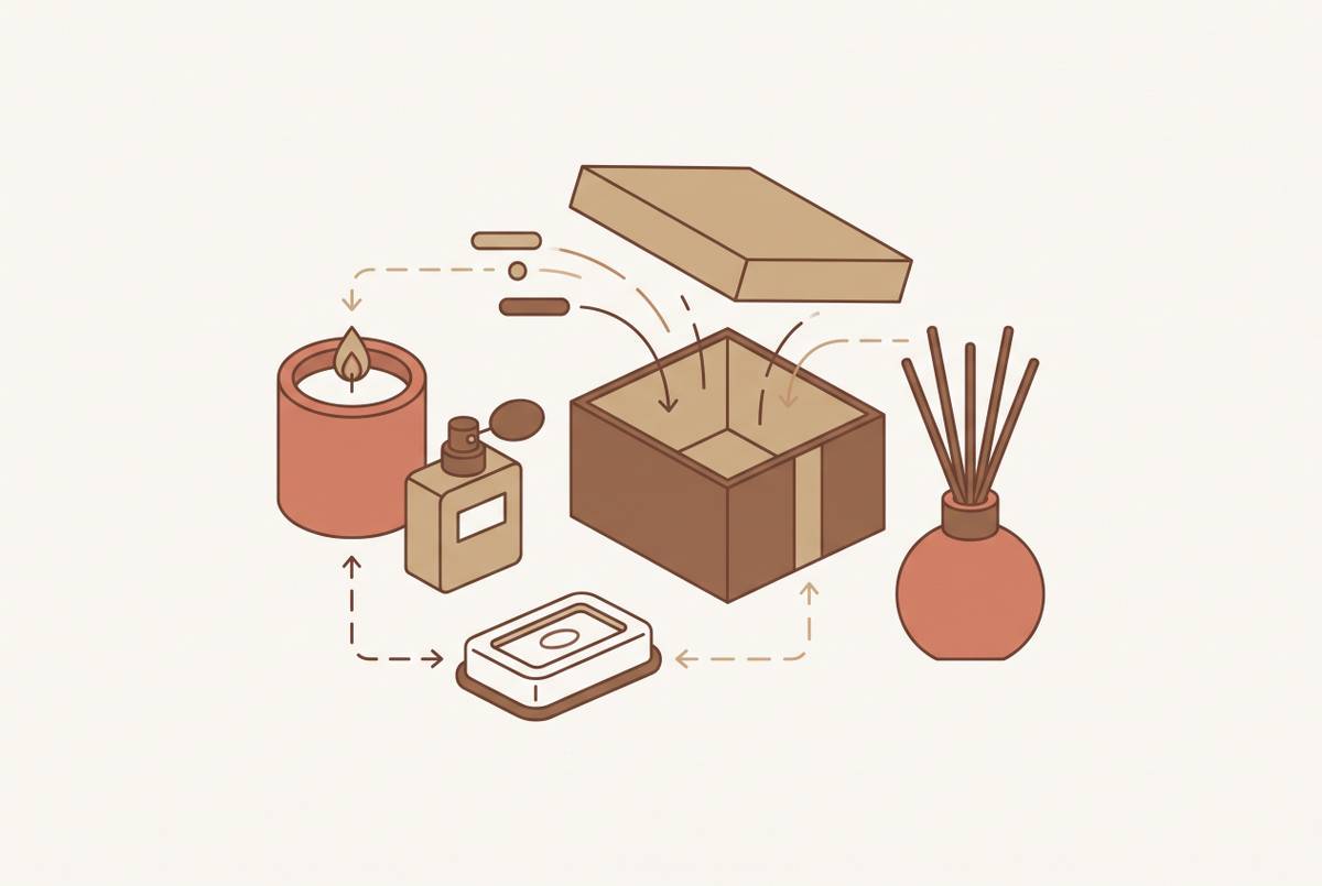 Cover illustration for “Building a Fragrance Gift Set From Individual Components”