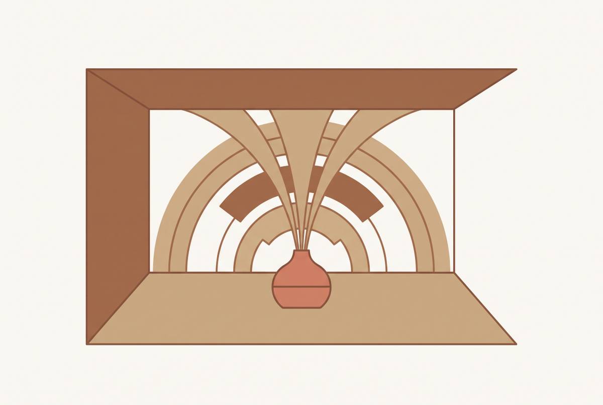 Cover illustration for “Diffuser Coverage Area by Room Size and Ceiling Height”