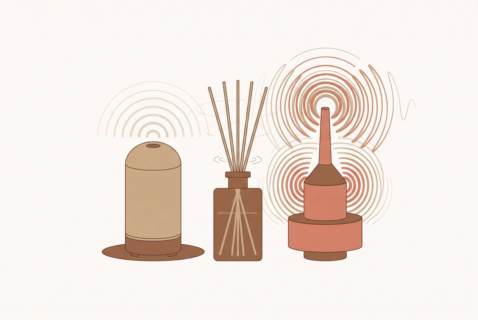 Cover illustration for “Noise Levels Across Home Diffuser Types”
