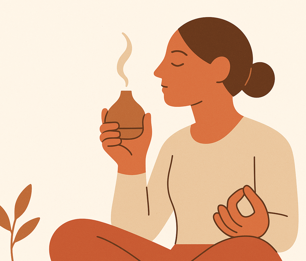 Cover illustration for “Fragrance as Part of a Meditation or Breathwork Practice”