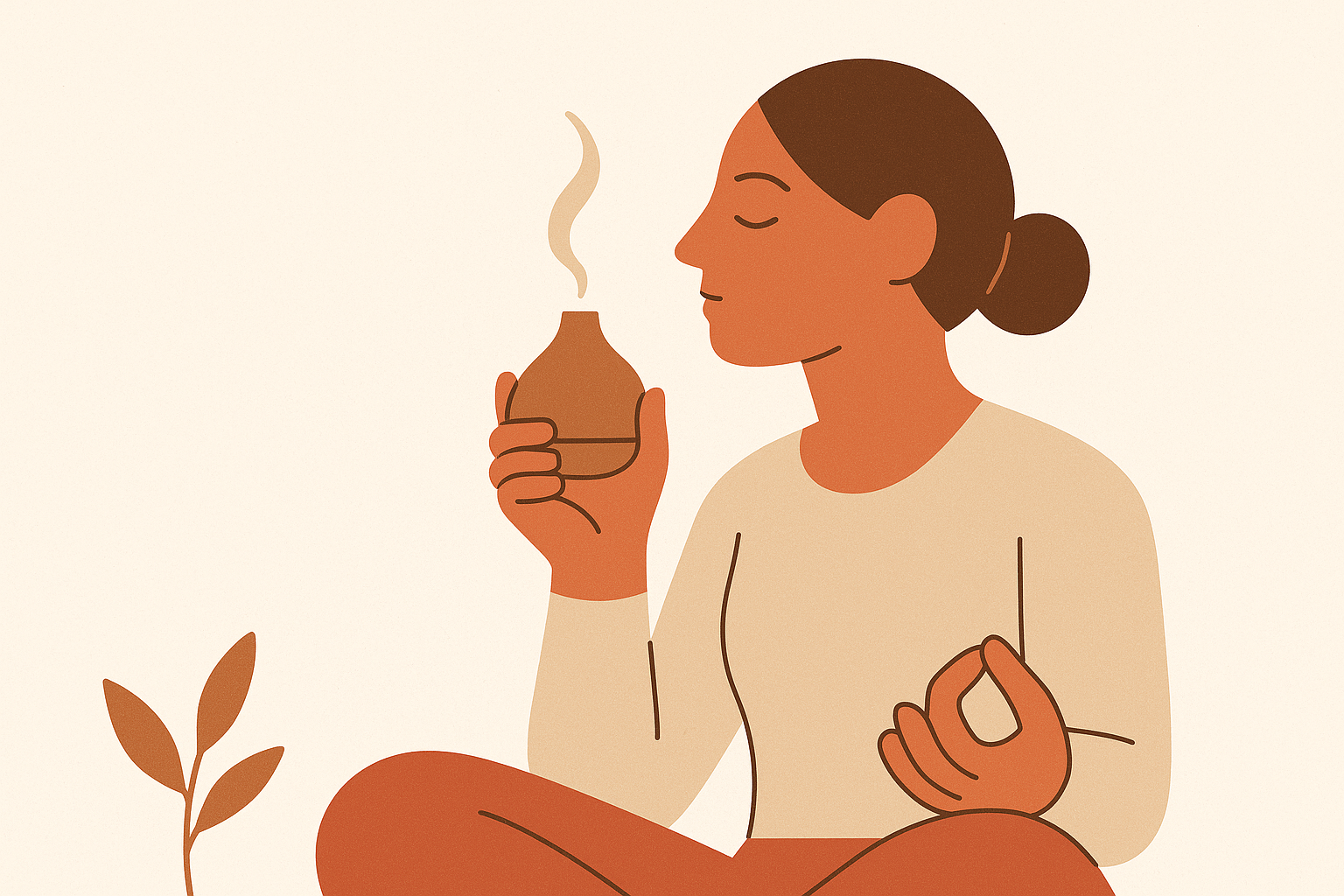 Cover illustration for “Fragrance as Part of a Meditation or Breathwork Practice”