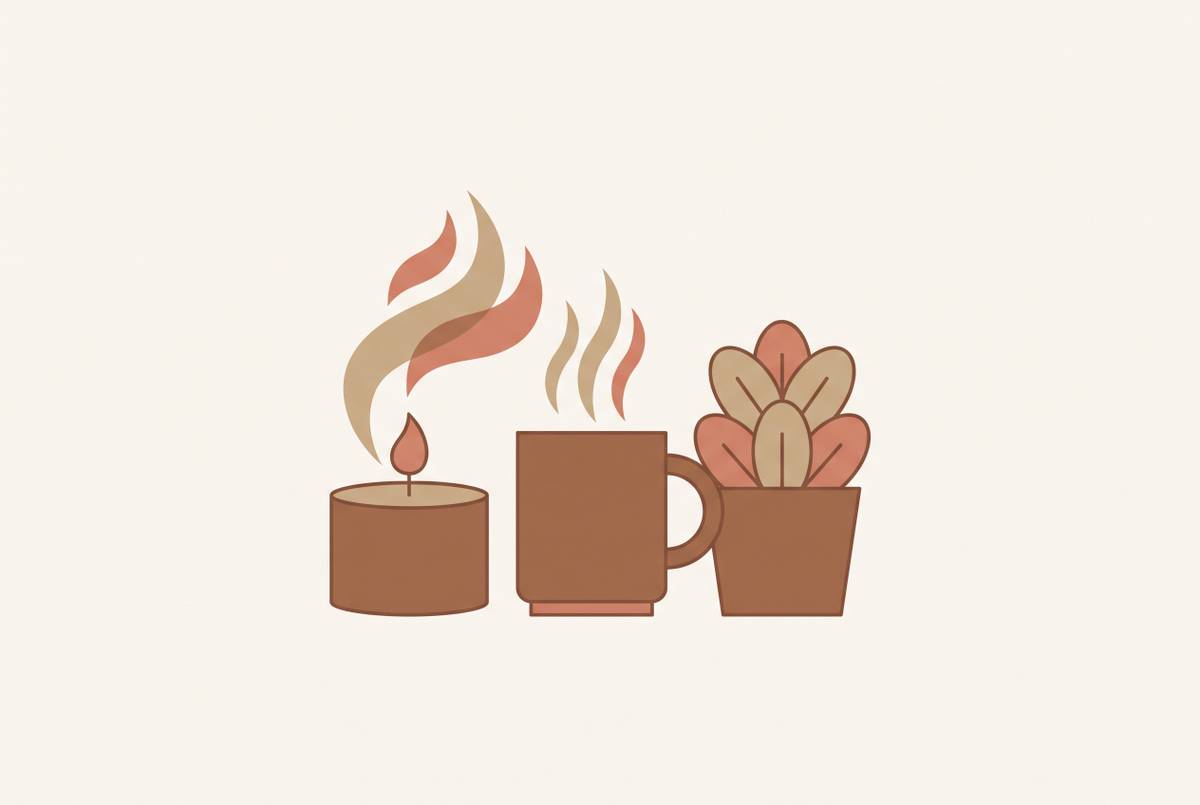 Cover illustration for “Morning Scent Rituals That Support a Productivity Routine”