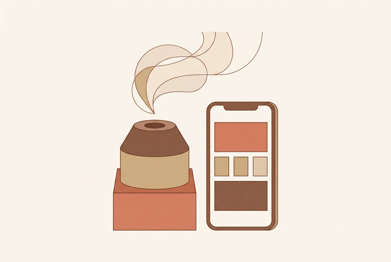 Cover illustration for “Smart Home Scent Diffusers and App-Controlled Fragrance Systems”