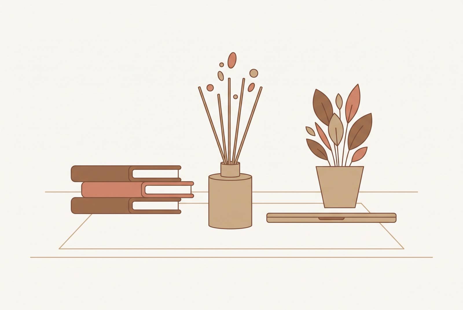 Cover illustration for “Home Office Fragrance Setup for Focus and Boundaries”