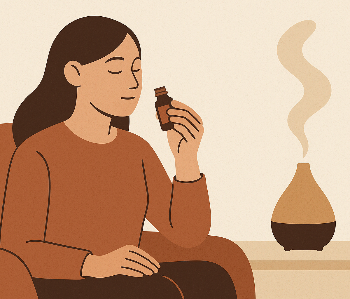 Cover illustration for “Scent Anchoring for Anxiety and Stress Relief at Home”