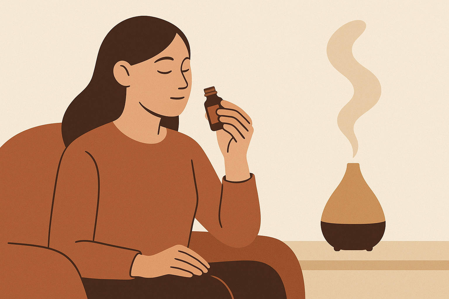Cover illustration for “Scent Anchoring for Anxiety and Stress Relief at Home”