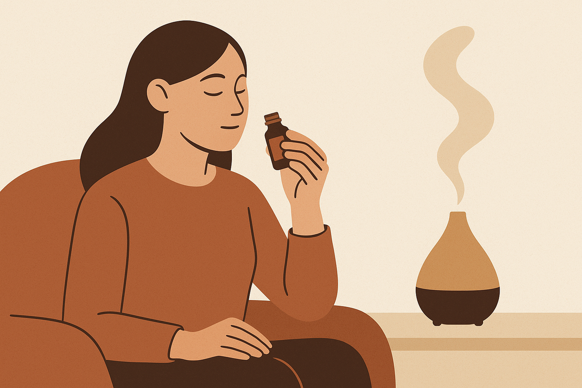 Cover illustration for “Scent Anchoring for Anxiety and Stress Relief at Home”