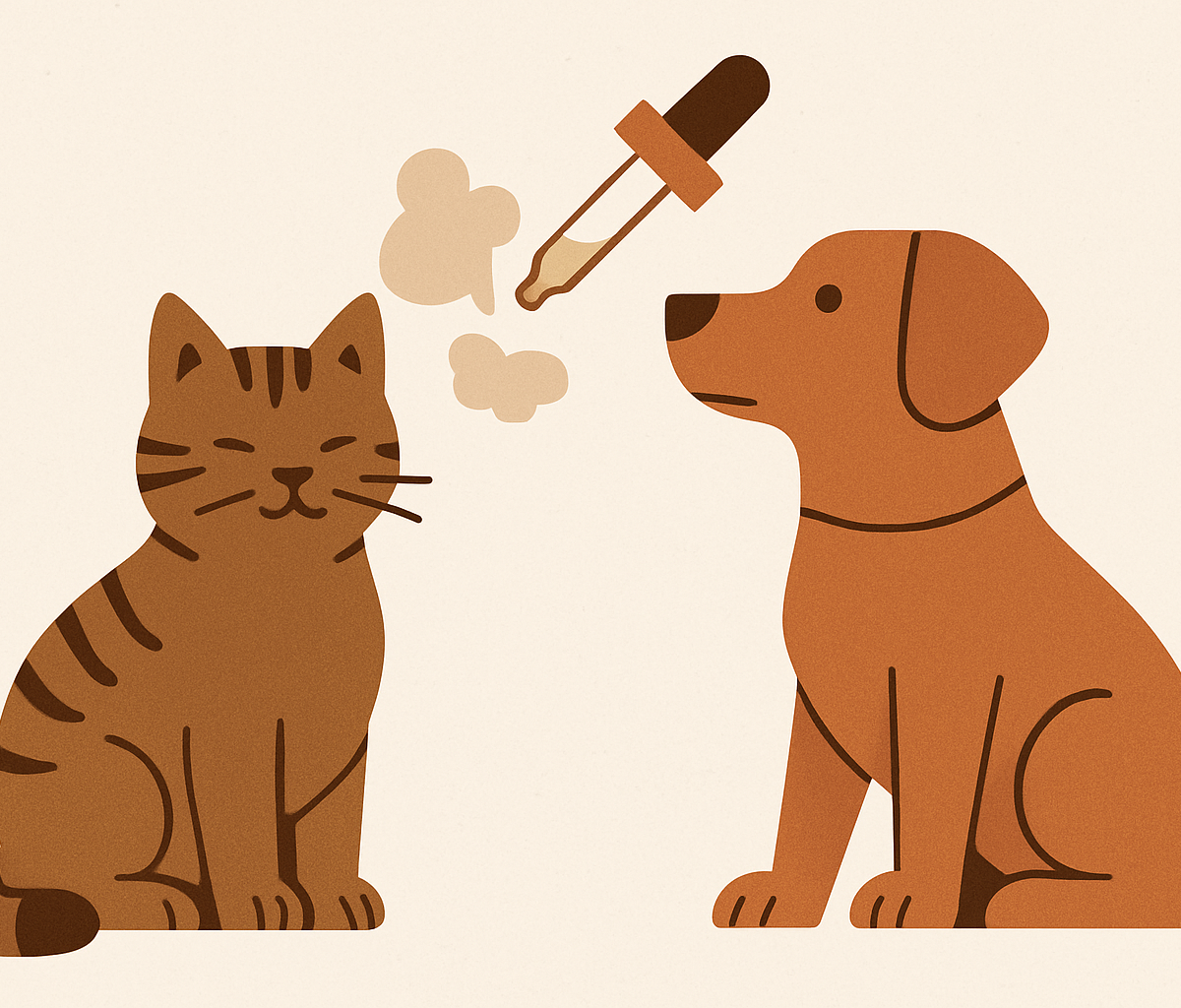 Cover illustration for “Scents That Are Safe for Both Cats and Dogs”