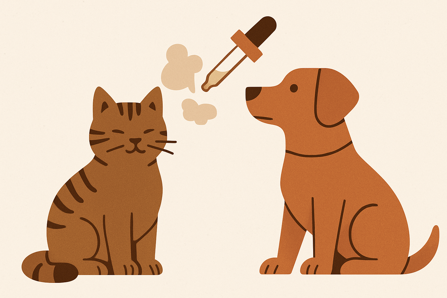 Cover illustration for “Scents That Are Safe for Both Cats and Dogs”