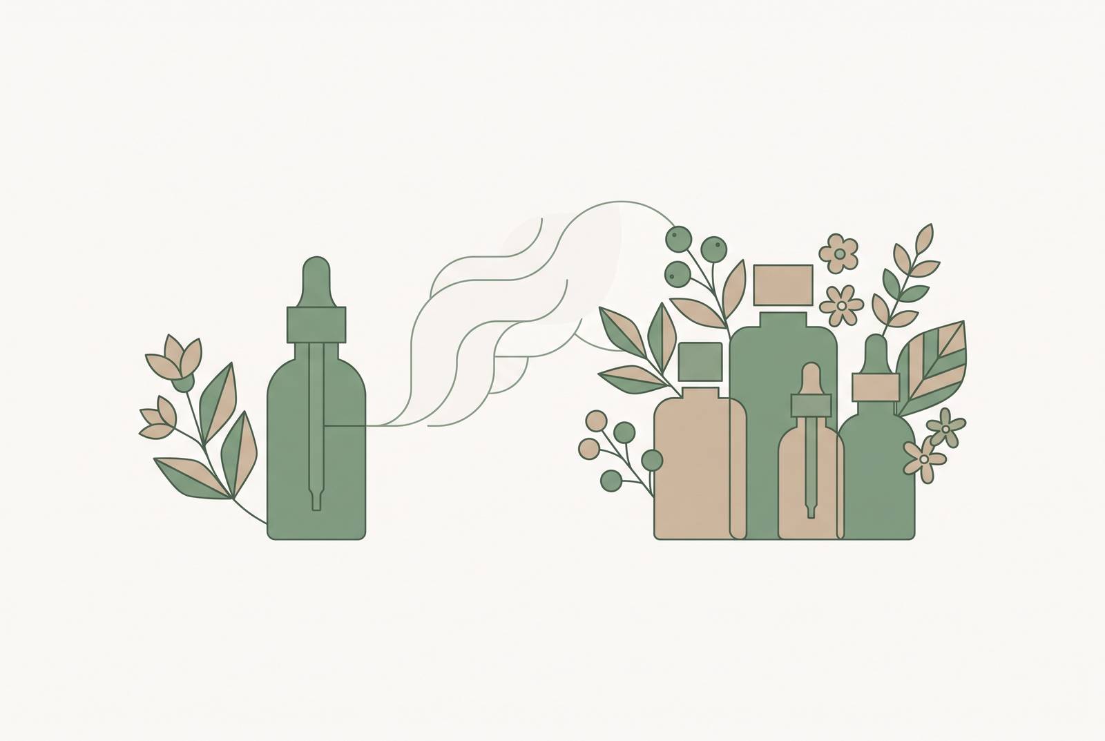Cover illustration for “Single-Note vs Blended Fragrance Oils for Diffusers”
