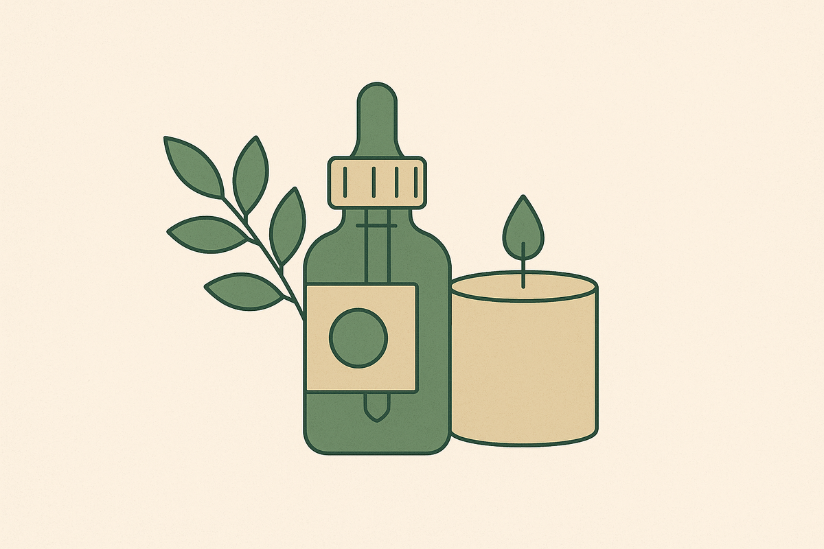 Cover illustration for “Best Essential Oils for Stress and Anxiety”