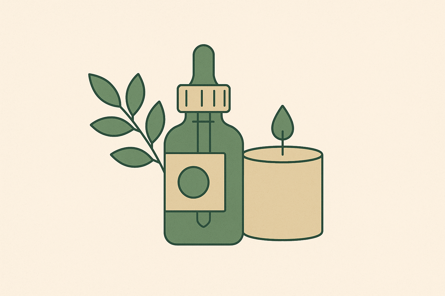 Cover illustration for “Best Essential Oils for Stress and Anxiety”