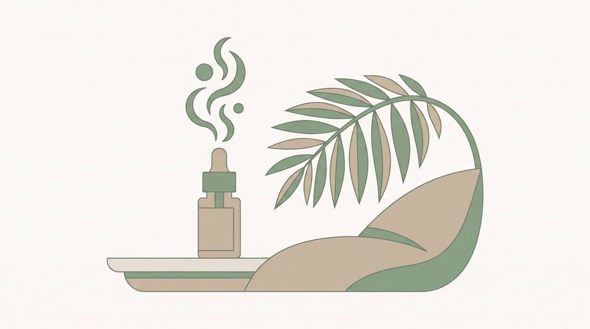 Cover illustration for “Essential Oils for Stress Relief at Home”