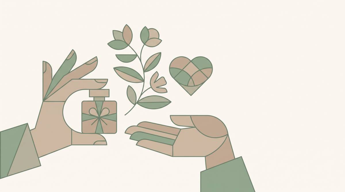 Cover illustration for “Gifting Fragrance to Support Mental Health Causes”