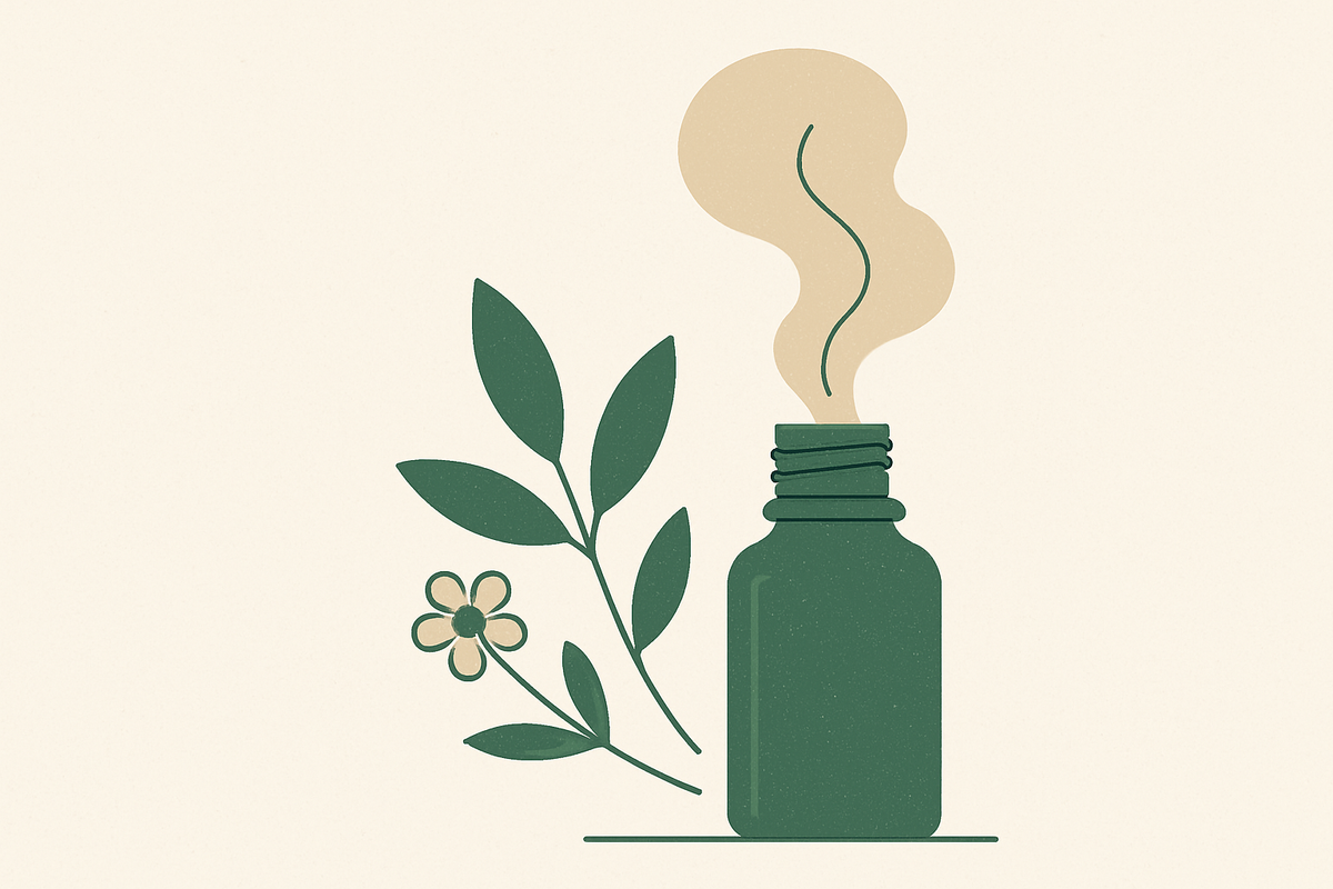 Cover illustration for “Natural Oils for Diffusers: What to Look For and What to Avoid”
