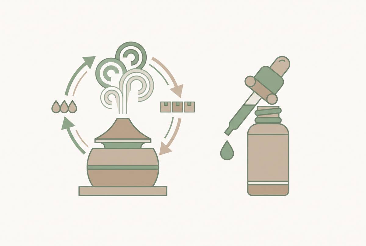 Cover illustration for “Scent Diffuser Subscription vs. One-Time Oil Purchase for Home Use”