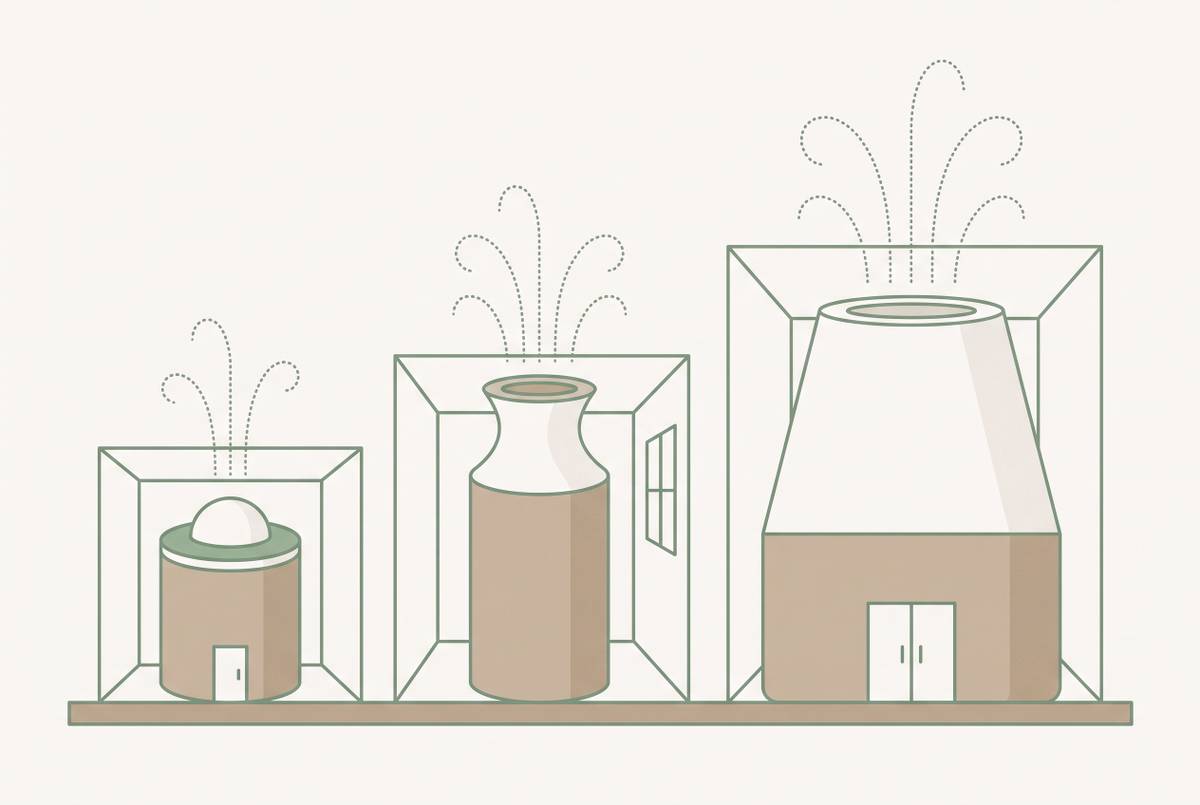Cover illustration for “Electric Home Fragrance Diffusers Compared by Room Size”