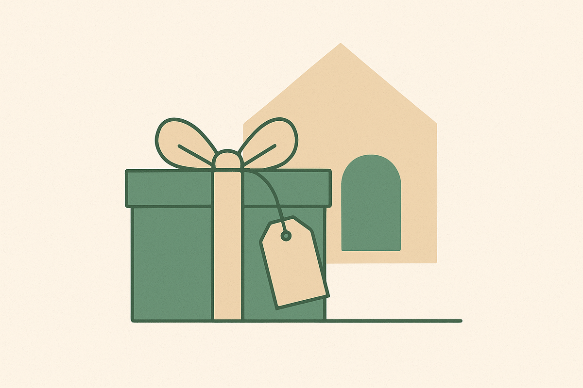 Cover illustration for “Housewarming Gift Etiquette and Spending Norms”