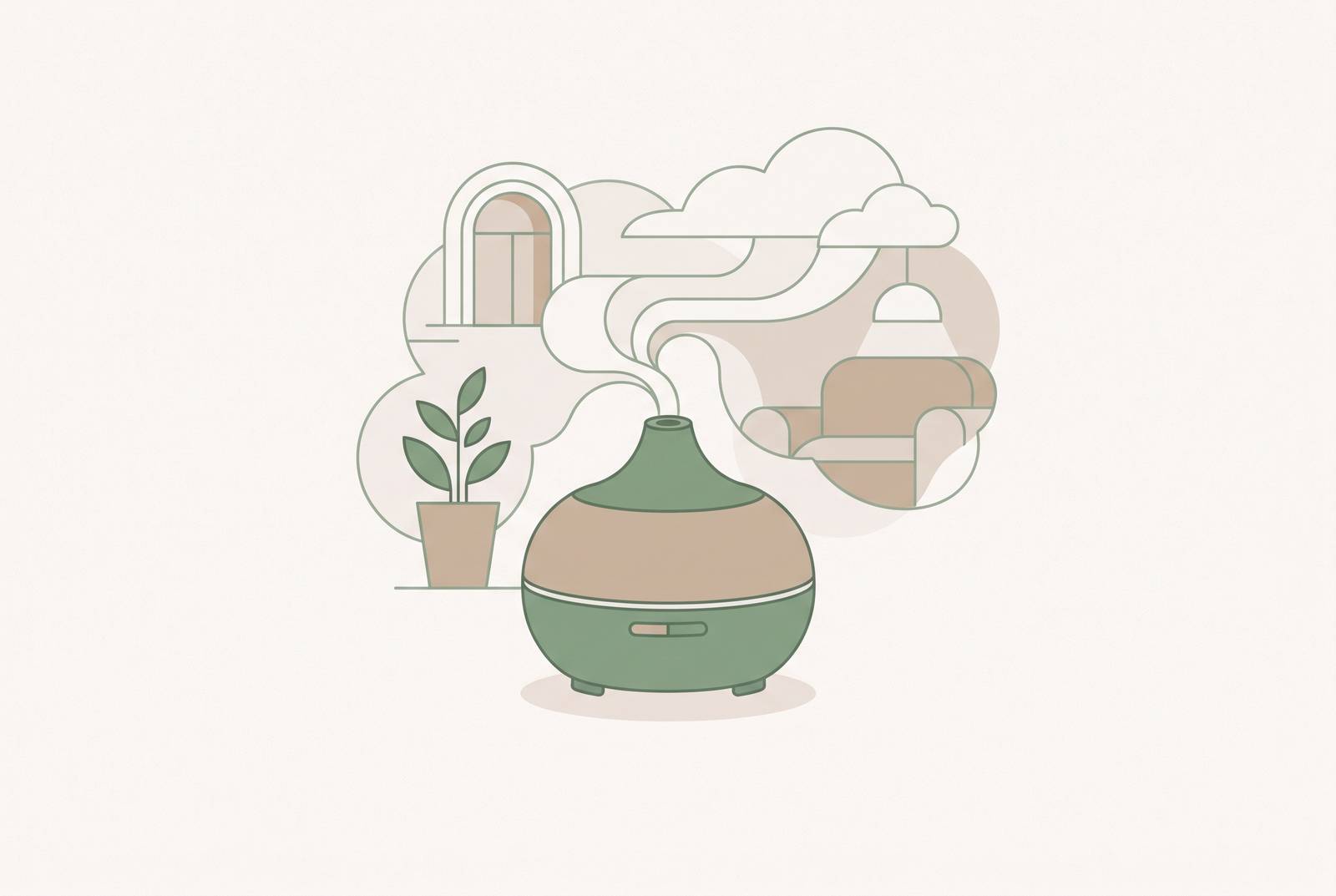 Cover illustration for “Recreating Hotel Lobby Scents with a Home Diffuser”