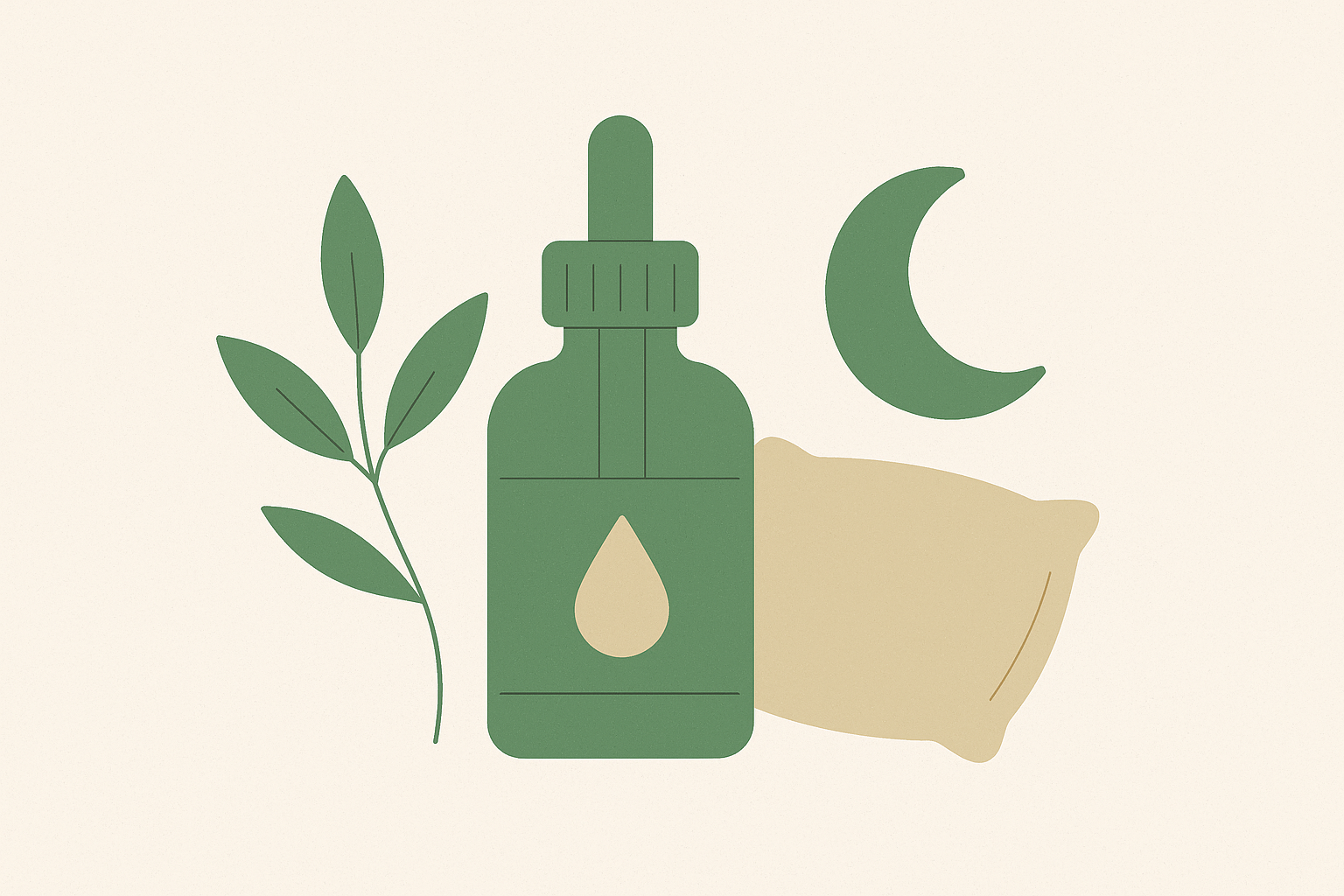 Cover illustration for “Essential Oils for Anxiety and Sleep Together”